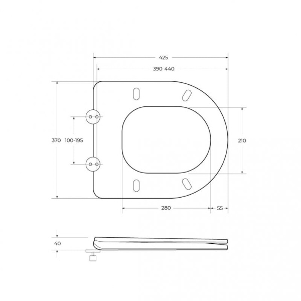 Крышка-сиденье BelBagno BB8134SC с микролифтом, белый