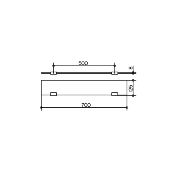 Полочка Keuco Edition 11 11110015700