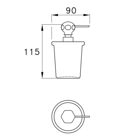 Дозатор Stella Italica IT10009CR00