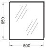 Зеркало Jacob Delafon Ola 60 см (EB1080-RU)