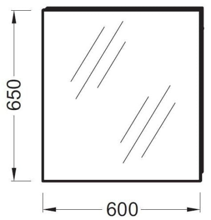 Зеркало Jacob Delafon Ola 60 см (EB1080-RU)