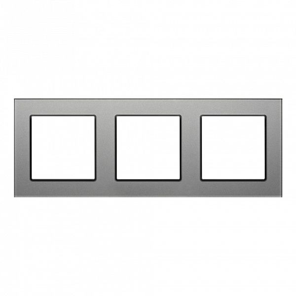 Рамка на 3 поста Arlight GLARE 043801