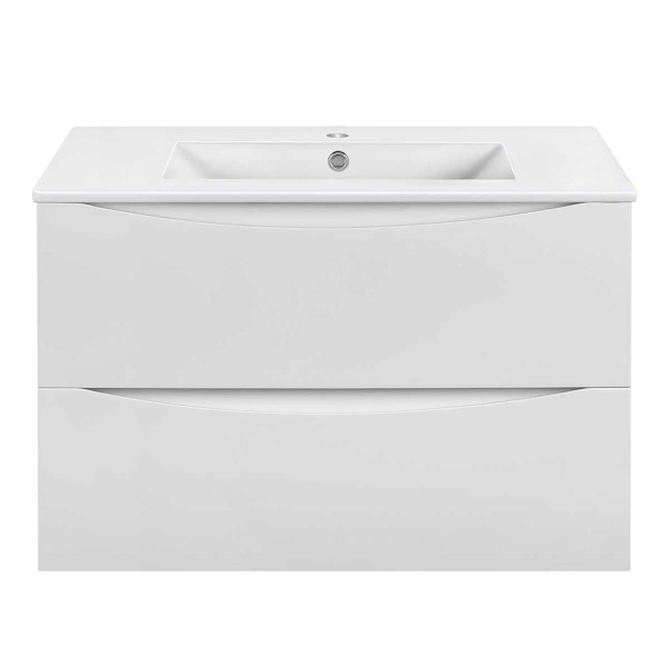 Тумба под раковину Vincea Mia Slim 80 см VMC-2MC800S1GW белый