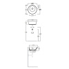 Раковина Simas Wave 42 WA01 bi*0