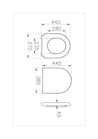 Крышка-сиденье Vitra Liquid 137-003-009