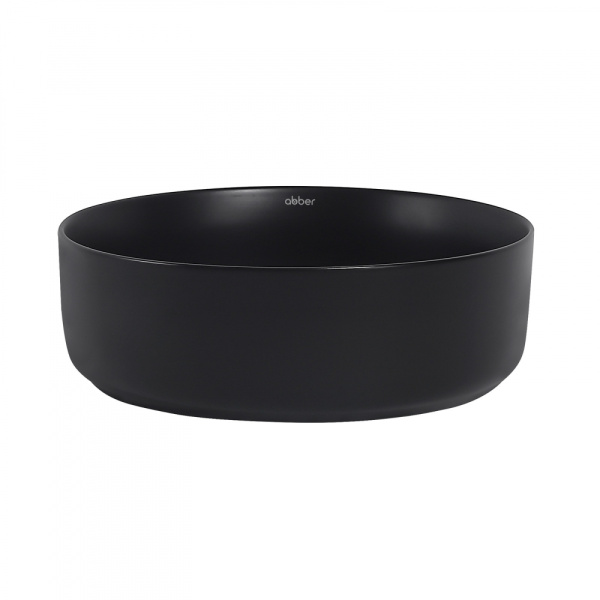 Раковина накладная Abber Bequem 36 AC2108MB черная матовая