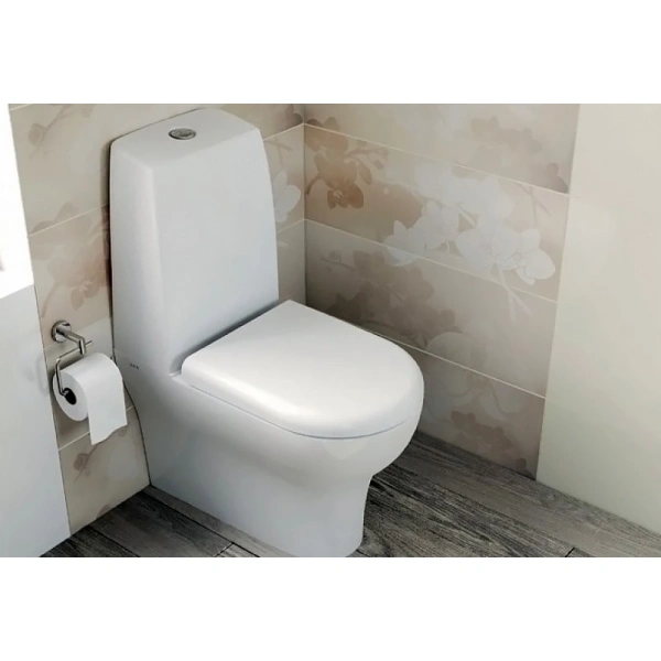 Унитаз-компакт Vitra Zentrum 9012B003-7200 с сиденьем микролифт, белый