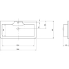 Раковина 90x44 см Акватон Сиена М 1A70623KSN010