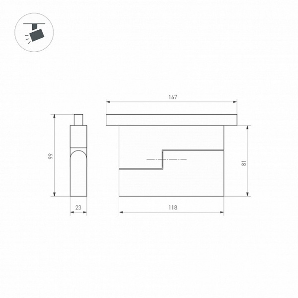Светильник на штанге Arlight MAG-ORIENT 034660(1)