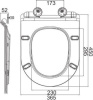 Крышка-сиденье BelBagno Ancona BB2004SC-WTP с микролифтом