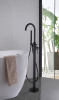 Смеситель для ванны Abber Wasser Kreis AF8115B черный