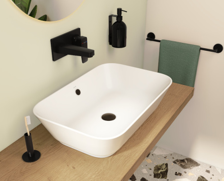 Смеситель для раковины Vitra Root Square A4273836EXP черный матовый