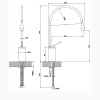 Смеситель для раковины Gessi Goccia 33605#031