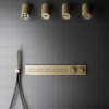 Смеситель для душа Gessi Hi-Fi 63018#726 бронза