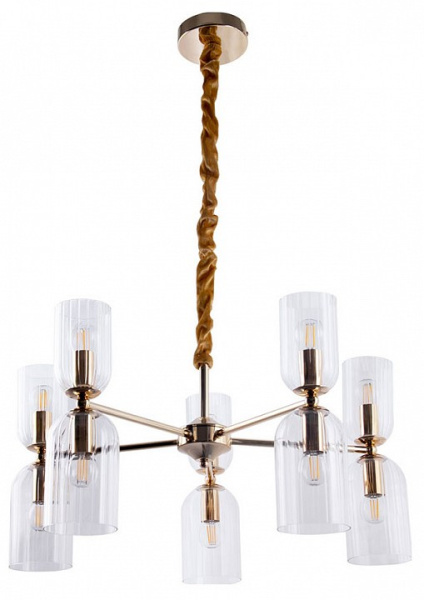 Подвесная люстра Arte Lamp Charm A1623LM-10GO