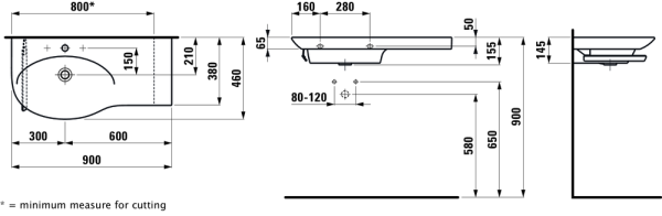 Раковина Laufen Palace 8.1670.2.000.104.1