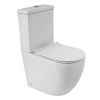Унитаз-компакт безободковый BelBagno AMANDA BB051CPR с сиденьем BB901SC