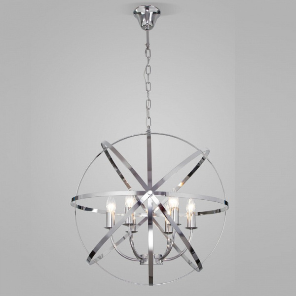 Подвесная люстра Eurosvet Santi 60139/6 хром