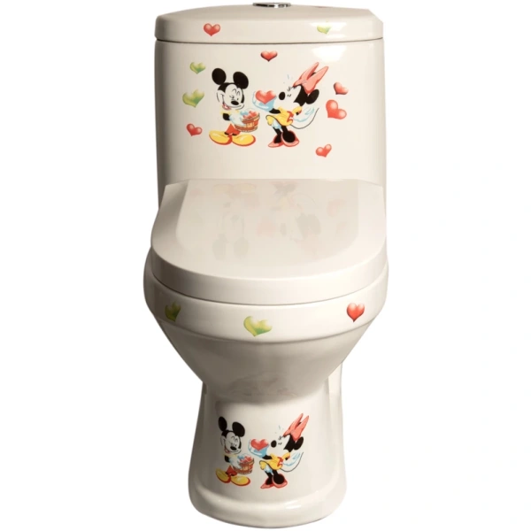 Унитаз-компакт SantiLine SL-5015 с сиденьем микролифт, белый