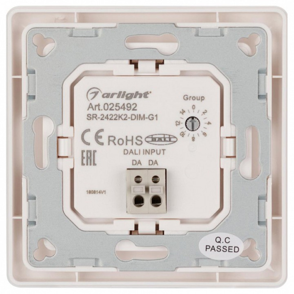 Панель-диммера клавишная накладная Arlight Intelligent 025492