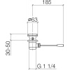 Донный клапан Dornbracht 10300970-47 шампанское