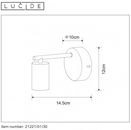 Бра Lucide Leanne 21221/01/30