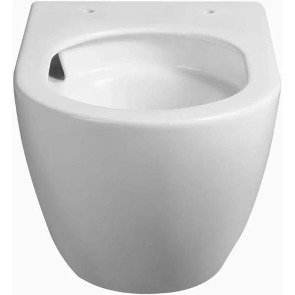 Унитаз подвесной Oliveeka YJ-2280 безободковый, торнадо, с сиденьем микролифт, белый