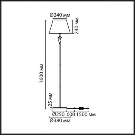 Торшер Lumion VERMONT 8274/1F