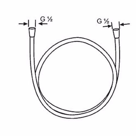 Шланг для душа hansgrohe Isiflex 28276000