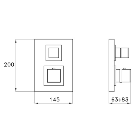 Смеситель для душа Stella Stella BQ 06011 CR00