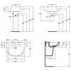 Раковина 60 см Ideal Standard Playa J491401