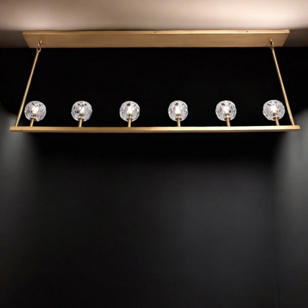 Светильник на штанге Imperiumloft RH Boule De Cristal Linear 40,1222