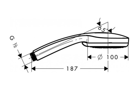 Лейка для душа hansgrohe Croma 28535000