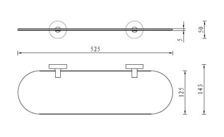 Полка AM.PM Move A7M34700