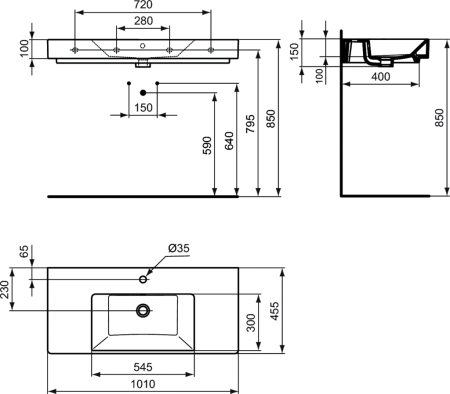 Раковина Ideal Standard Strada K079001
