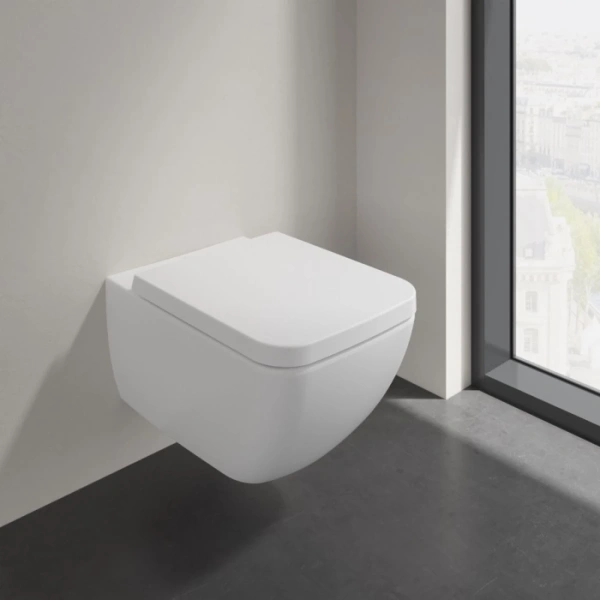 Унитаз подвесной Villeroy & Boch Venticello 4611R0RW безободковый, белый матовый