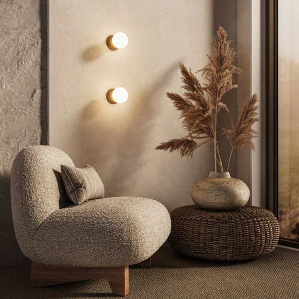 Накладной светильник Eurosvet Stone 303051 травертин