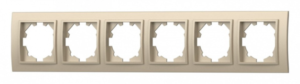 Рамка на 6 постов Elbi Eleсtriс Zena 500-012500-252