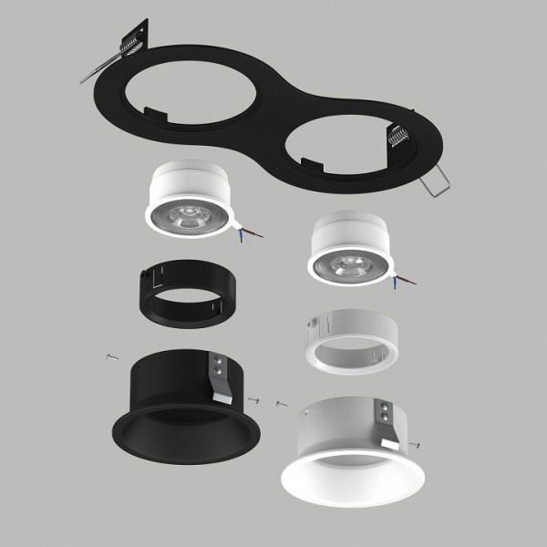 Встраиваемый светильник Lightstar Domino D6270607WBMOD