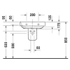 Раковина 60x47,5 см Duravit Happy D.2 2316600000