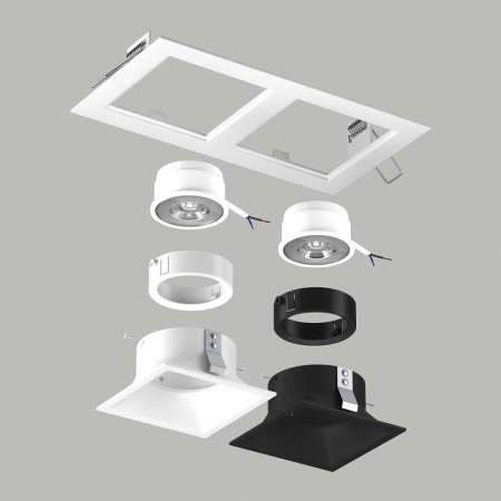 Встраиваемый светильник Lightstar Domino D5260607WBMOD
