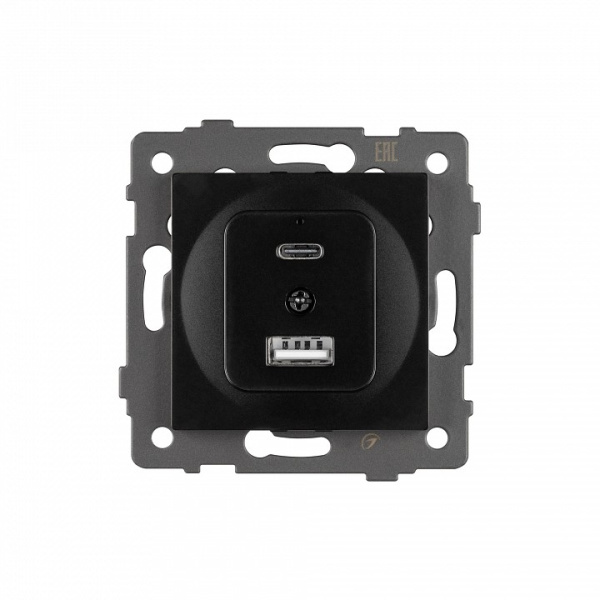 Механизм розетки 2хUSB type A и C Arlight SCT 049838