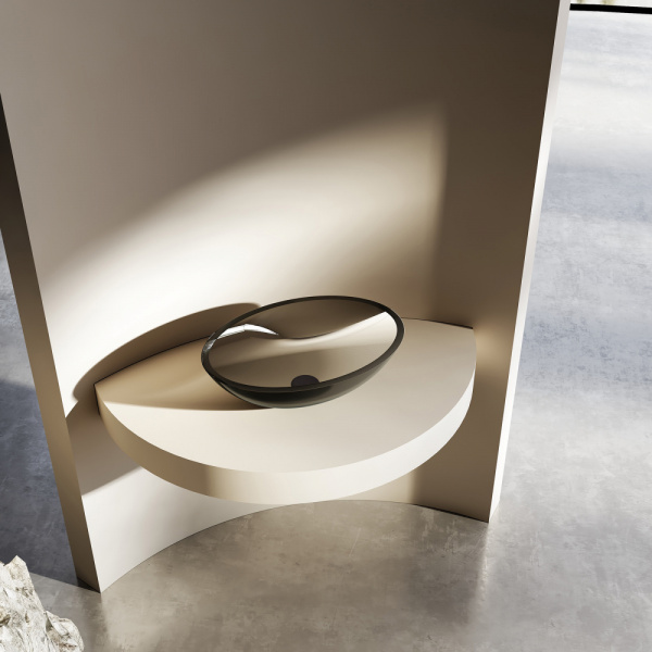 Раковина Abber Kristall AT2802Onyx черная