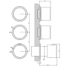 Смеситель для душа Gessi Habito 63434#031