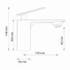 Альме (Alme) 1503 Смеситель для раковины