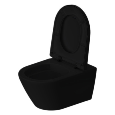 Подвесной унитаз Duravit D-Neo 2577098900 антрацит матовый