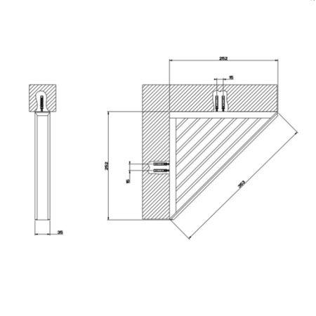 Полочка Gessi Eleganza 46461#080 золото