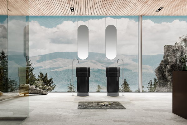 Раковина Abber Kristall AT2701Onyx-H черная