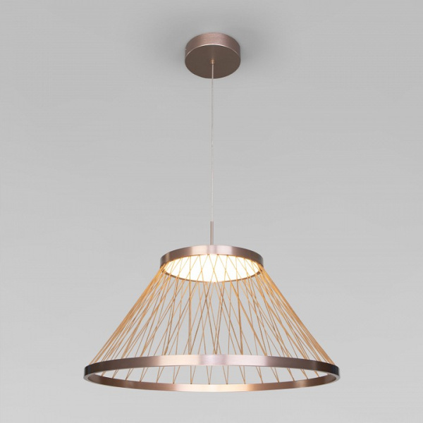 Подвесной светильник Eurosvet Cesta 40017/1 LED коричневый