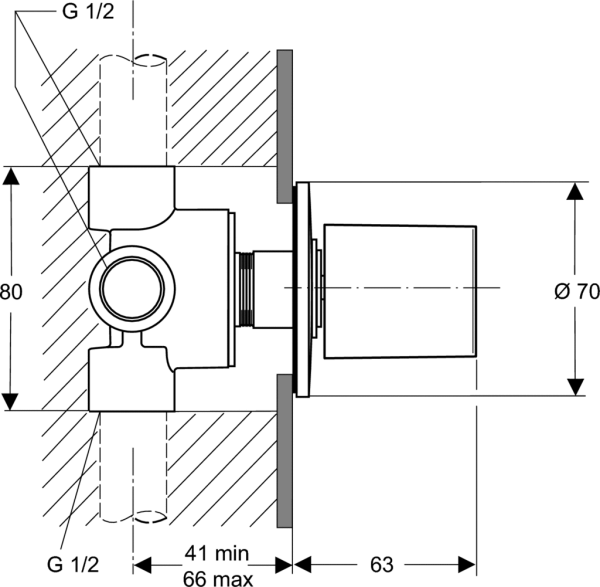 Переключатель Ideal Standard Celia A3454AA многоходовый